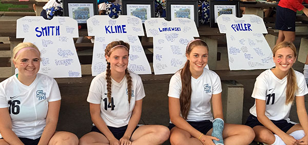 Women's Soccer Seniors 2016